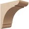 Ekena Millwork 10"W x 20"D x 20"H Classic Olympic Rough Cedar Woodgrain TimberThane Corbel, Primed Tan CORUR10X20X20OLYRCPR - alternate 1
